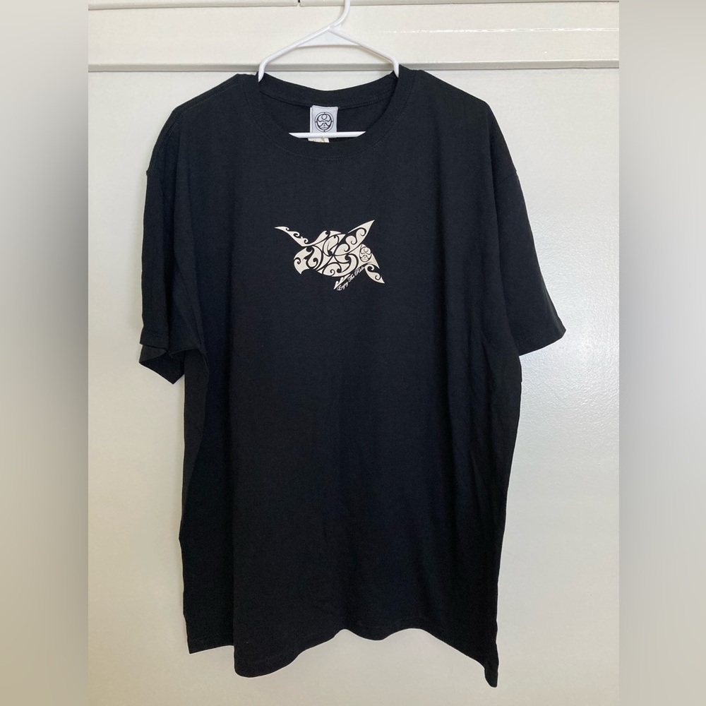 NWT Hawaiian Island Creations HIC black Honu turtle surf T-Shirt XL Enjoy Ride - Picture 1 of 6